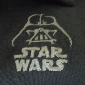 Men's Darth Vader Star Wars Polo Shirt MED Black